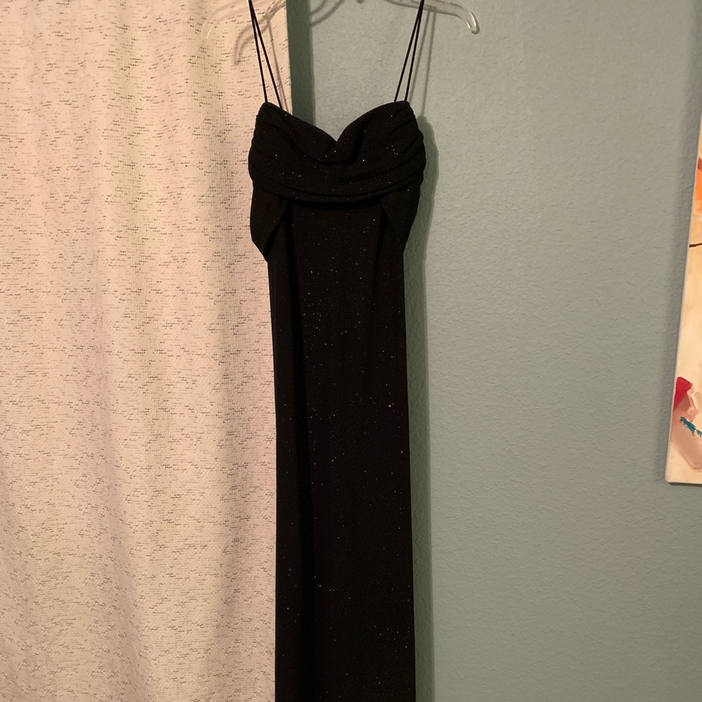 Black with sparkles dress